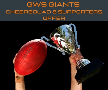 GWS Giants – Cheer Squad and Supporters Offer